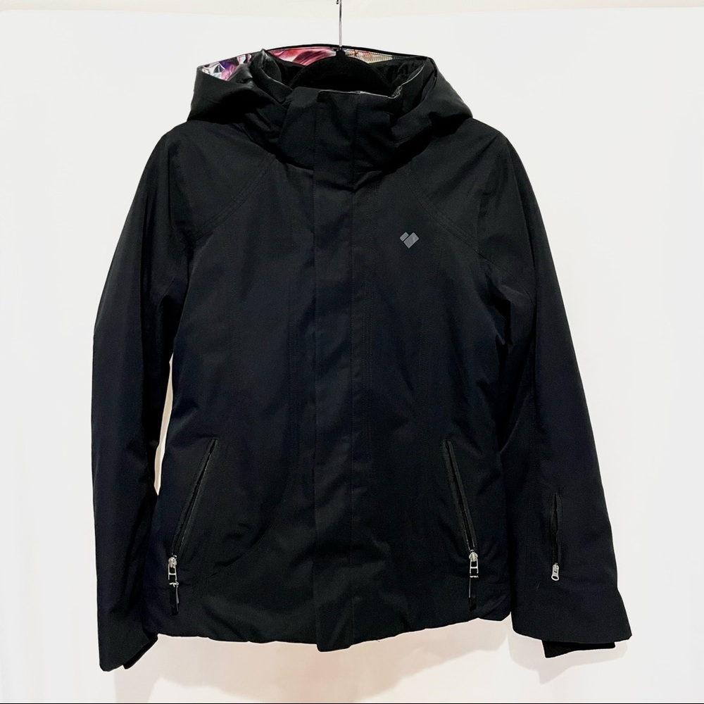 Obermeyer insulated jacket black - teen large (14-16) - like new